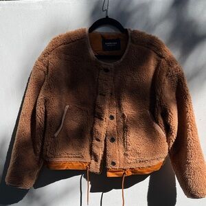 Everlane Tan Teddy Jacket for Women